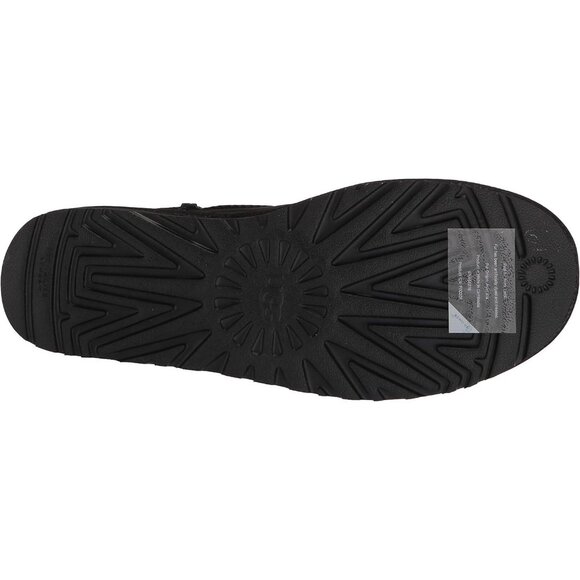 UGG Women's Legacy Black Rounded Toe Sheepskin Lining Classic Ultra Mini Boot - Picture 4 of 8